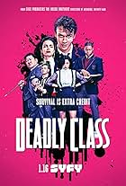 Liam James, Benedict Wong, María Gabriela de Faría, Benjamin Wadsworth, Lana Condor, and Luke Tennie in Deadly Class (2018)