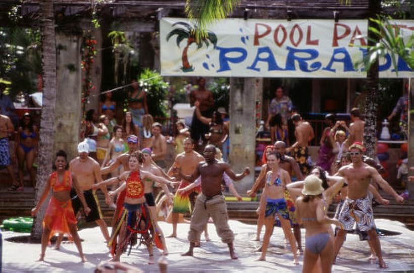 More Spring Break "Pool Party Madness" with Kaya (Anika Noni Rose, far left, front row) and Kelly (Kelly Clarkson) leading the way (Background dancers: Jason Yribar, Leo Moctezuma, Kristin Denehy, Gilbert Salvidar, Dondraico Johnson, Nancy Anderson, Teresa Espinosa, Travis Payne, Stacy Walker and Brandon Henschel).