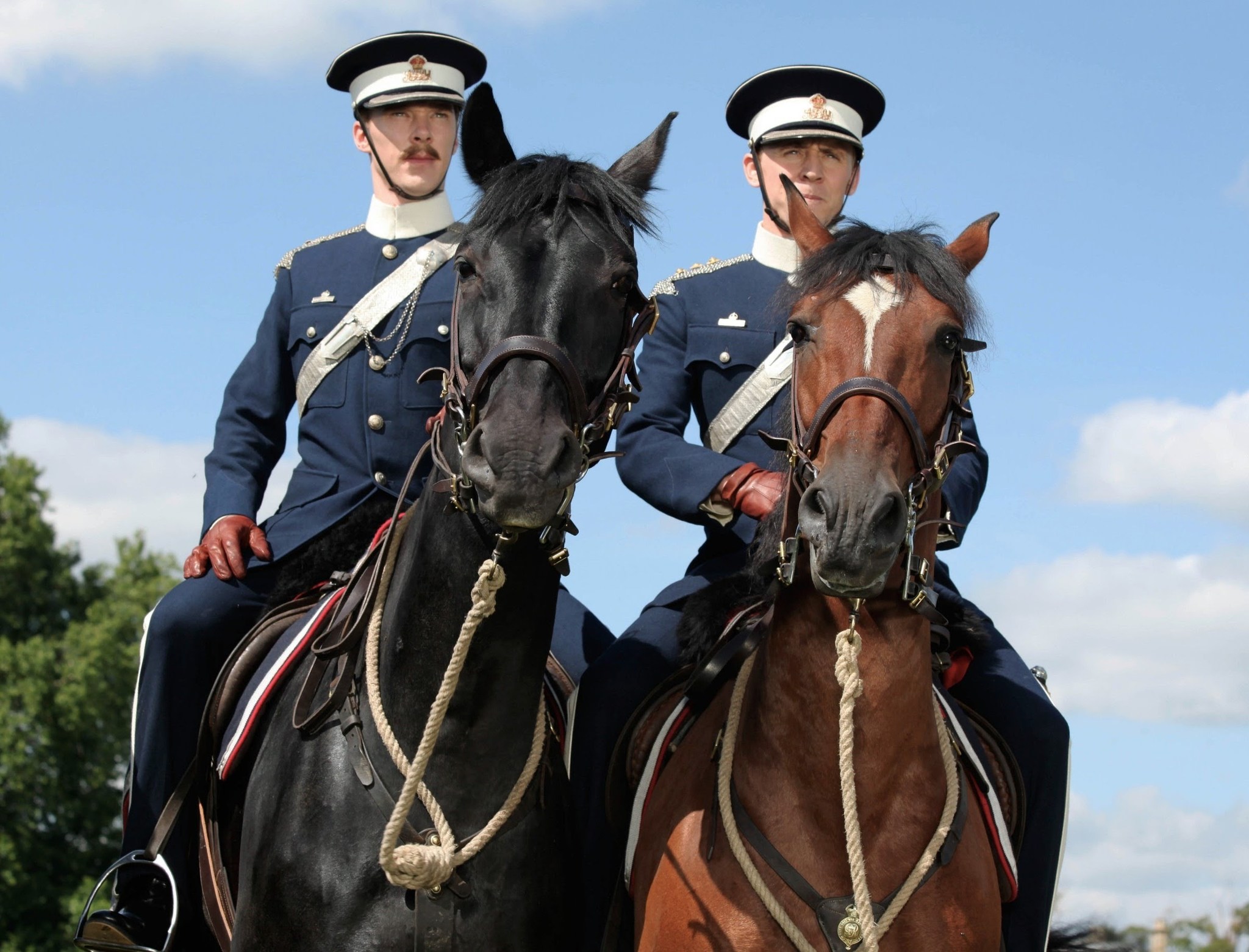 Tom Hiddleston and Benedict Cumberbatch in War Horse (2011)