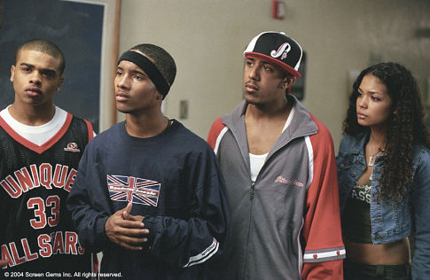 Jennifer Freeman, Marques Houston, Raz B, and Jarell Houston in You Got Served (2004)