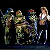 Corey Feldman, David Forman, Judith Hoag, Josh Pais, Robbie Rist, Michelan Sisti, Leif Tilden, and Brian Tochi in Teenage Mutant Ninja Turtles (1990)