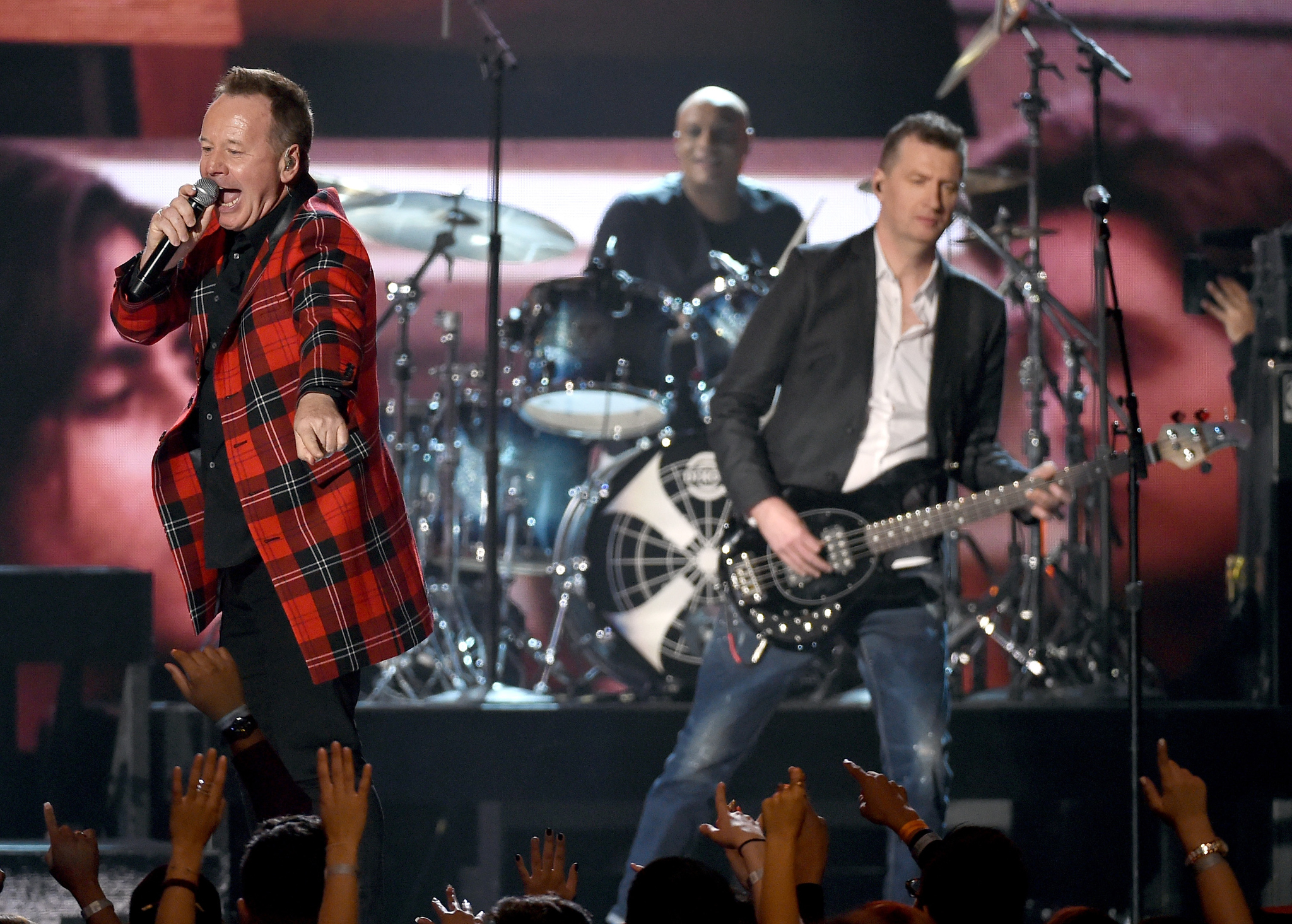 Simple Minds, Mel Gaynor, and James Kerr at an event for 2015 Billboard Music Awards (2015)