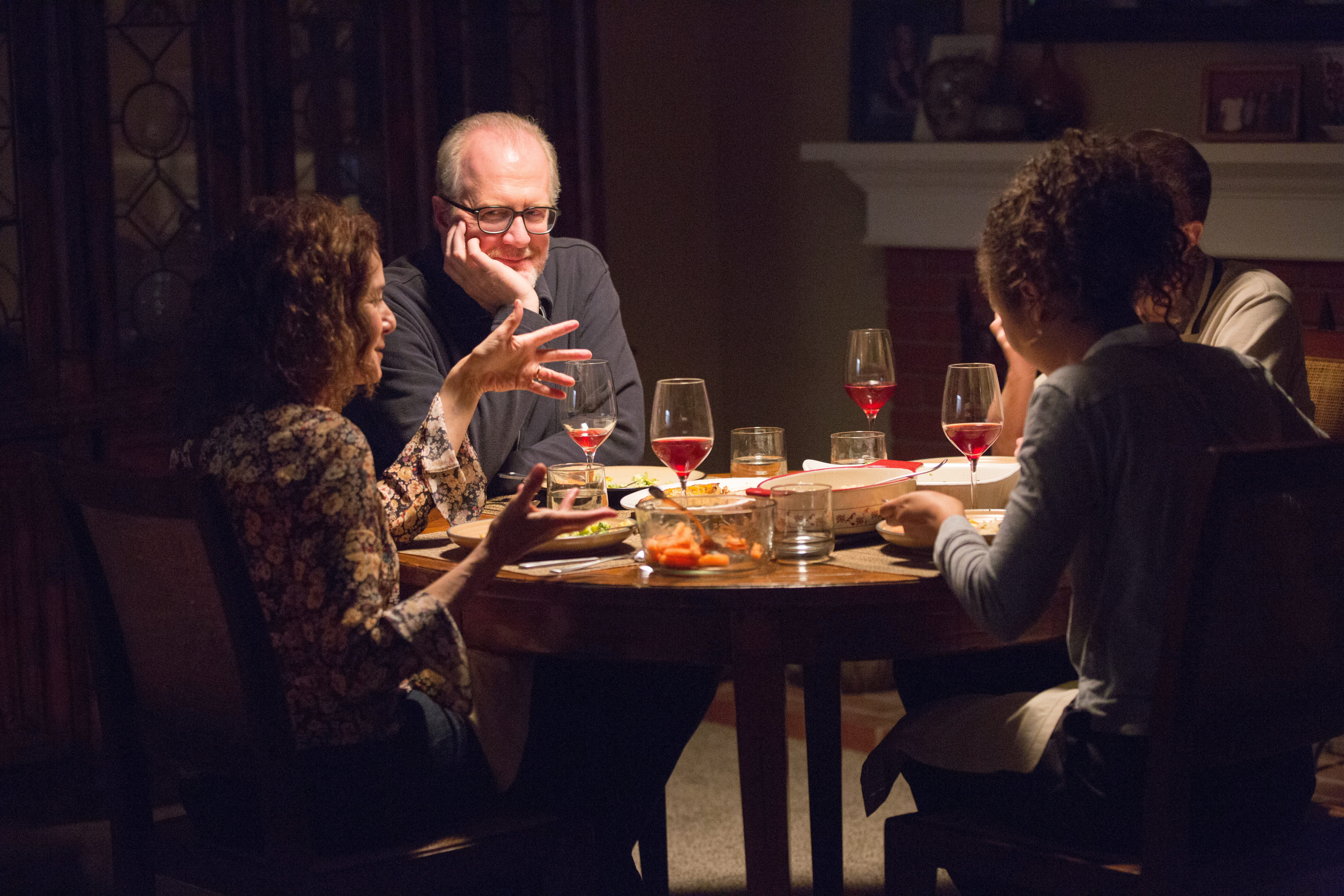 Debra Winger, Tracy Letts, Tyler Ross, and Jessica Sula in The Lovers (2017)