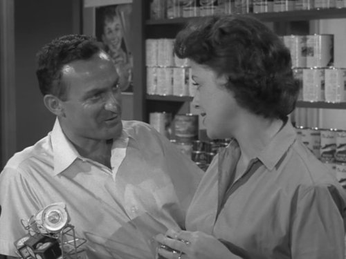 Kathleen Maguire and Joe Mantell in Alfred Hitchcock Presents (1955)