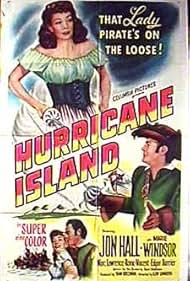 Jon Hall and Marie Windsor in Hurricane Island (1951)