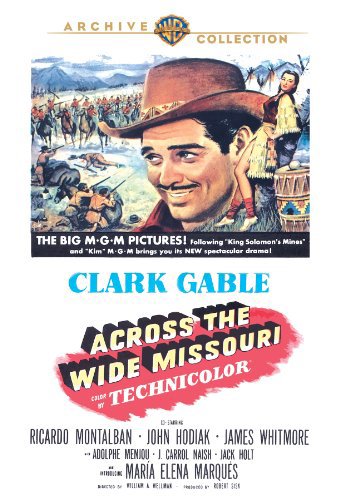 Clark Gable and María Elena Marqués in Across the Wide Missouri (1951)