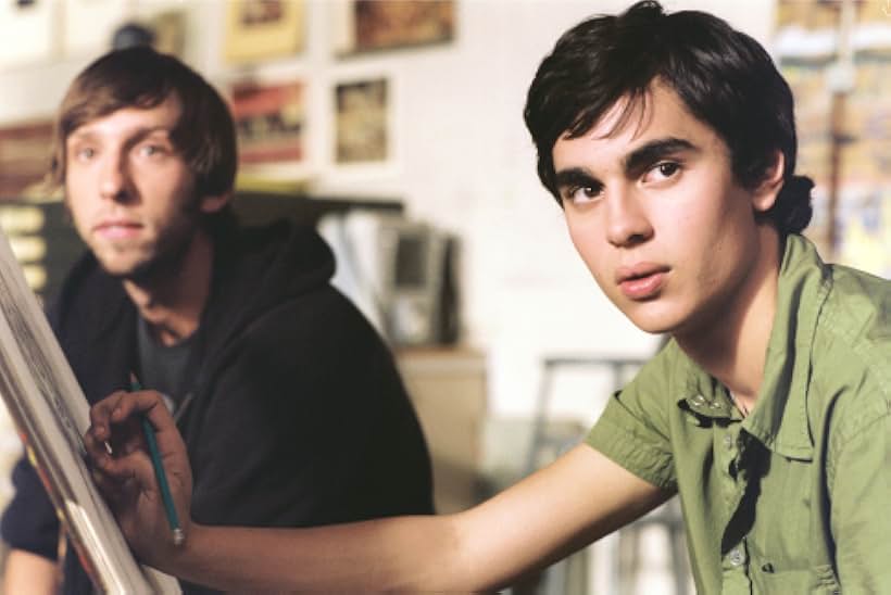 Joel David Moore and Max Minghella in Art School Confidential (2006)