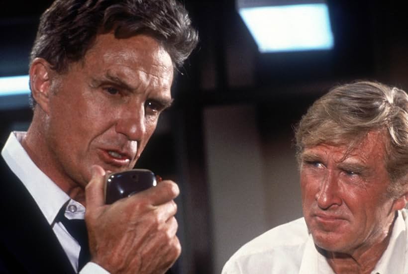 Lloyd Bridges and Robert Stack in Airplane! (1980)