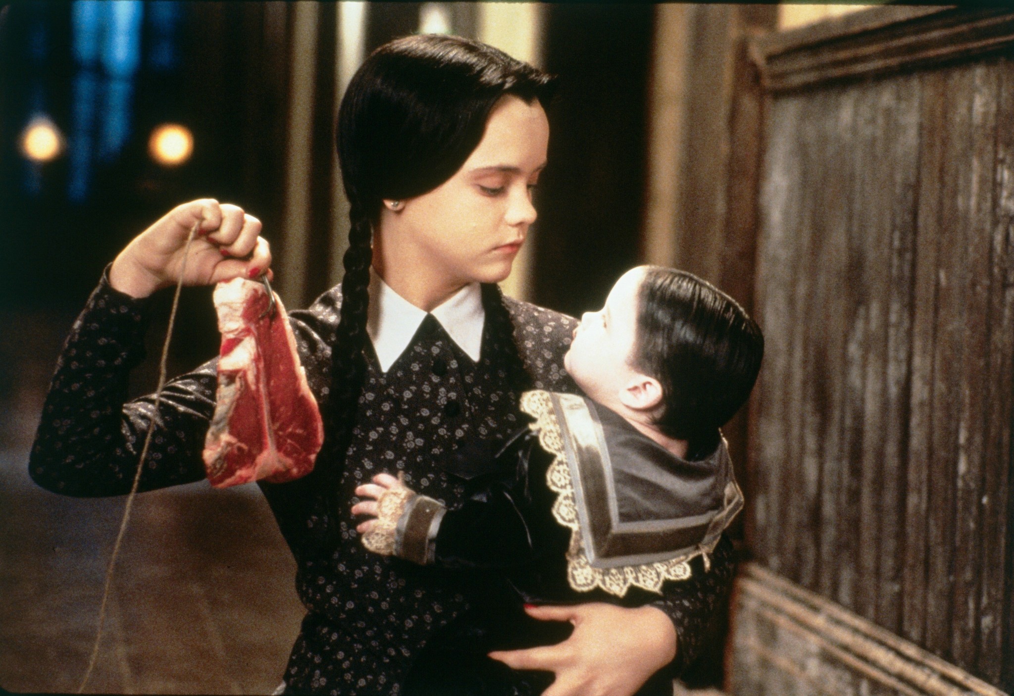 Christina Ricci and Kristen Hooper in Addams Family Values (1993)