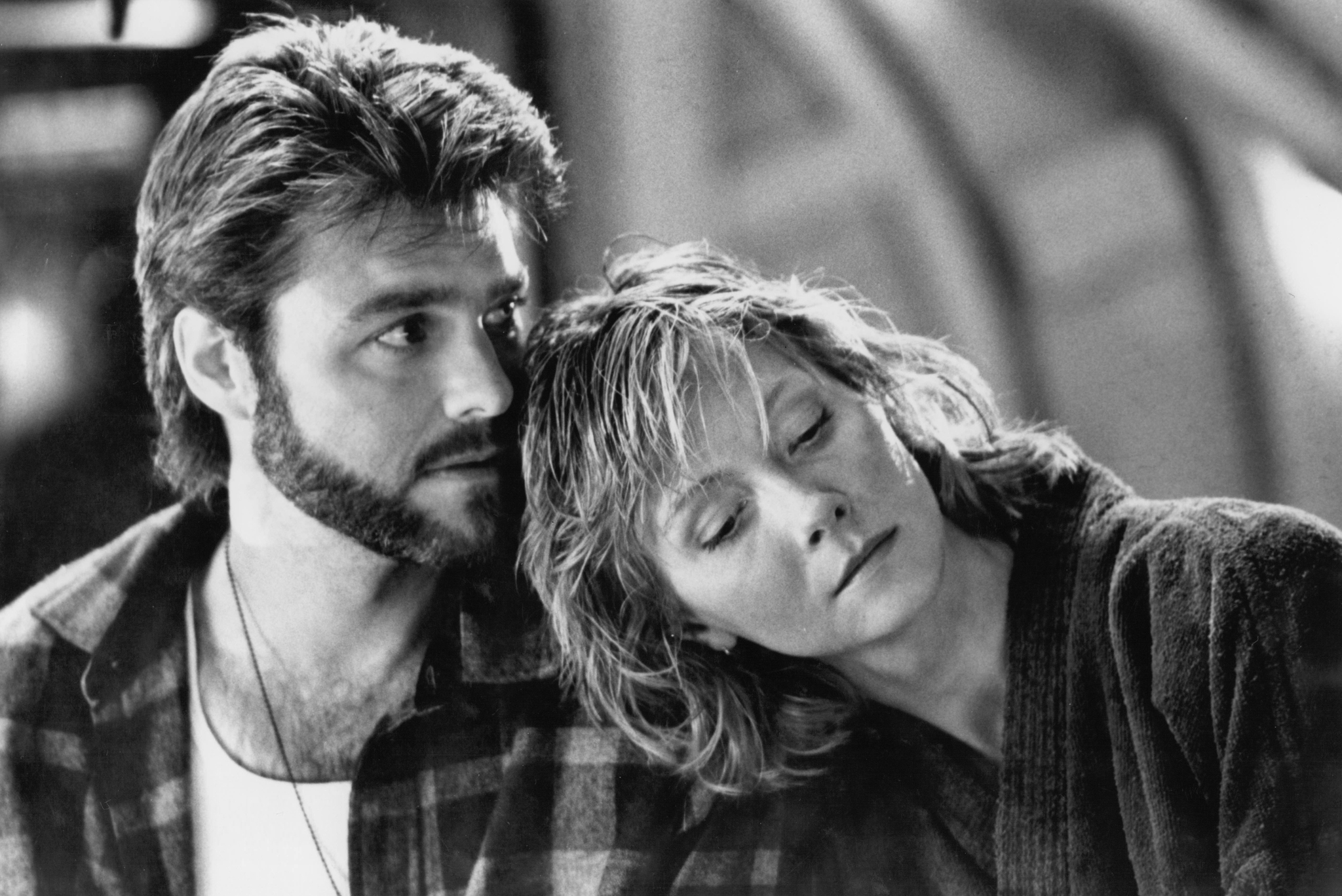 Nancy Everhard and Greg Evigan in DeepStar Six (1989)