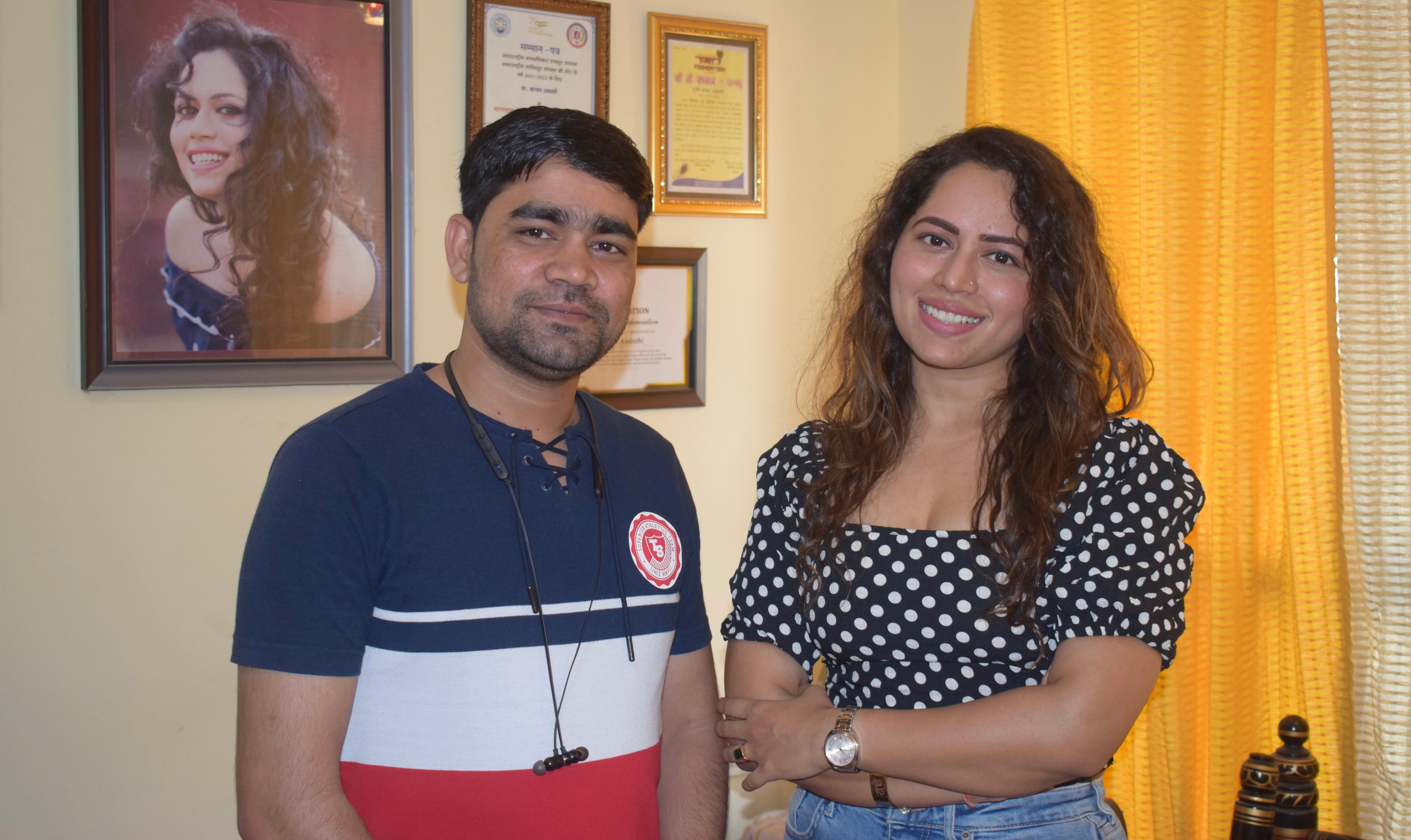 Jitendra Kumar and Kanchan Awasthi