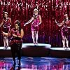 Lea Michele, Naya Rivera, Amber Riley, and Heather Elizabeth Morris in Glee (2009)