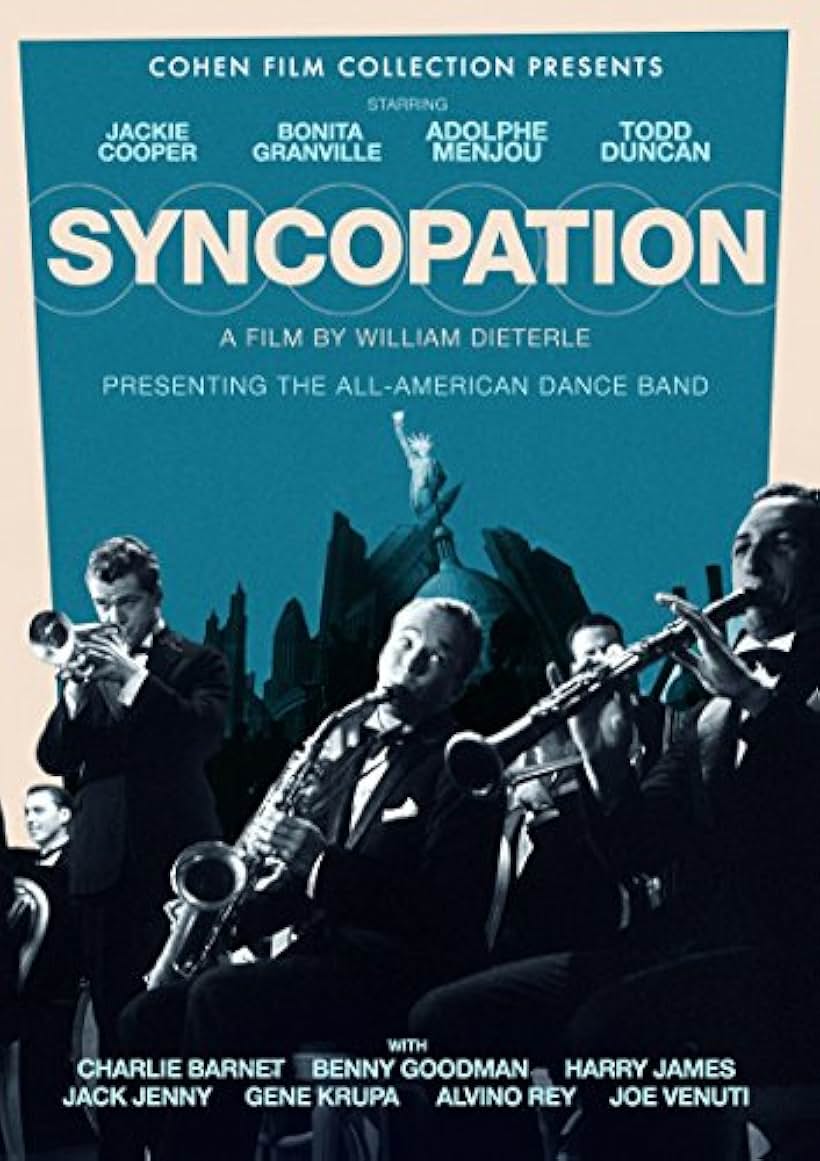 Charlie Barnet, Benny Goodman, Harry James, Gene Krupa, and Alvino Rey in Syncopation (1942)