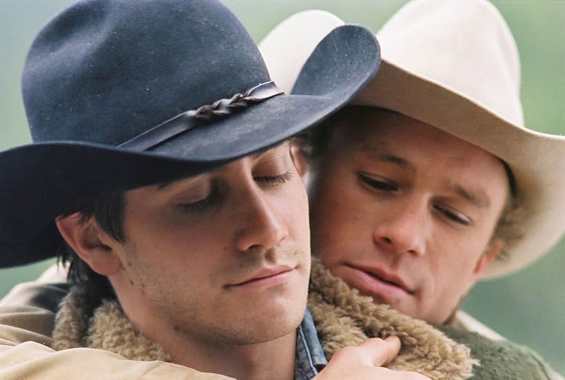 Heath Ledger and Jake Gyllenhaal in Brokeback Mountain (2005)