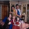 Valerie Bertinelli, Bonnie Franklin, Pat Harrington Jr., Mackenzie Phillips, and Mary Louise Wilson in One Day at a Time (1975)