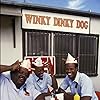 Keenen Ivory Wayans, Robert Townsend, and Ludie C. Washington in Hollywood Shuffle (1987)