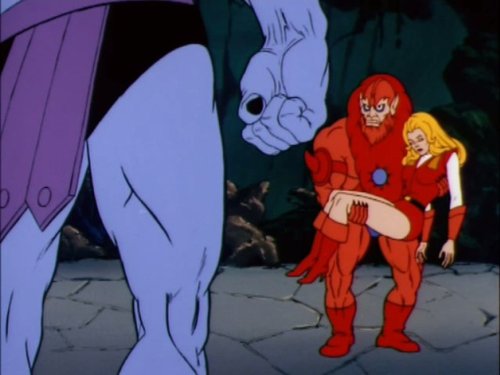 Melendy Britt, John Erwin, and Alan Oppenheimer in He-Man and She-Ra: The Secret of the Sword (1985)