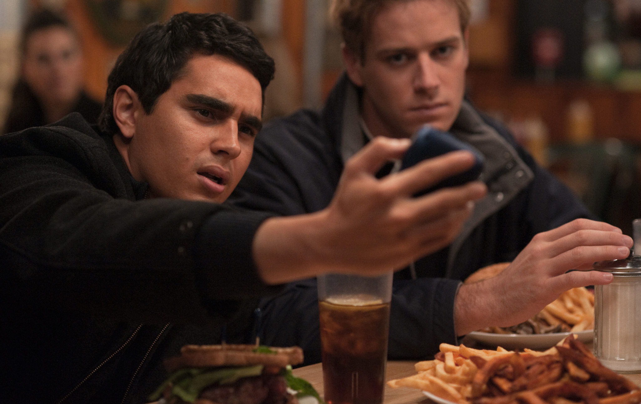 Max Minghella and Armie Hammer in The Social Network (2010)