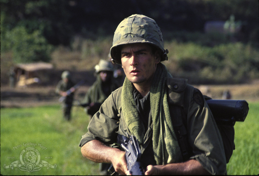 Charlie Sheen in Platoon (1986)