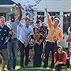 Jude Ciccolella, Nat Faxon, Wood Harris, Kevin Heffernan, Paul Schneider, Constance Zimmer, Olivia Munn, Lindsey Kraft, and Collette Wolfe in The Babymakers (2012)