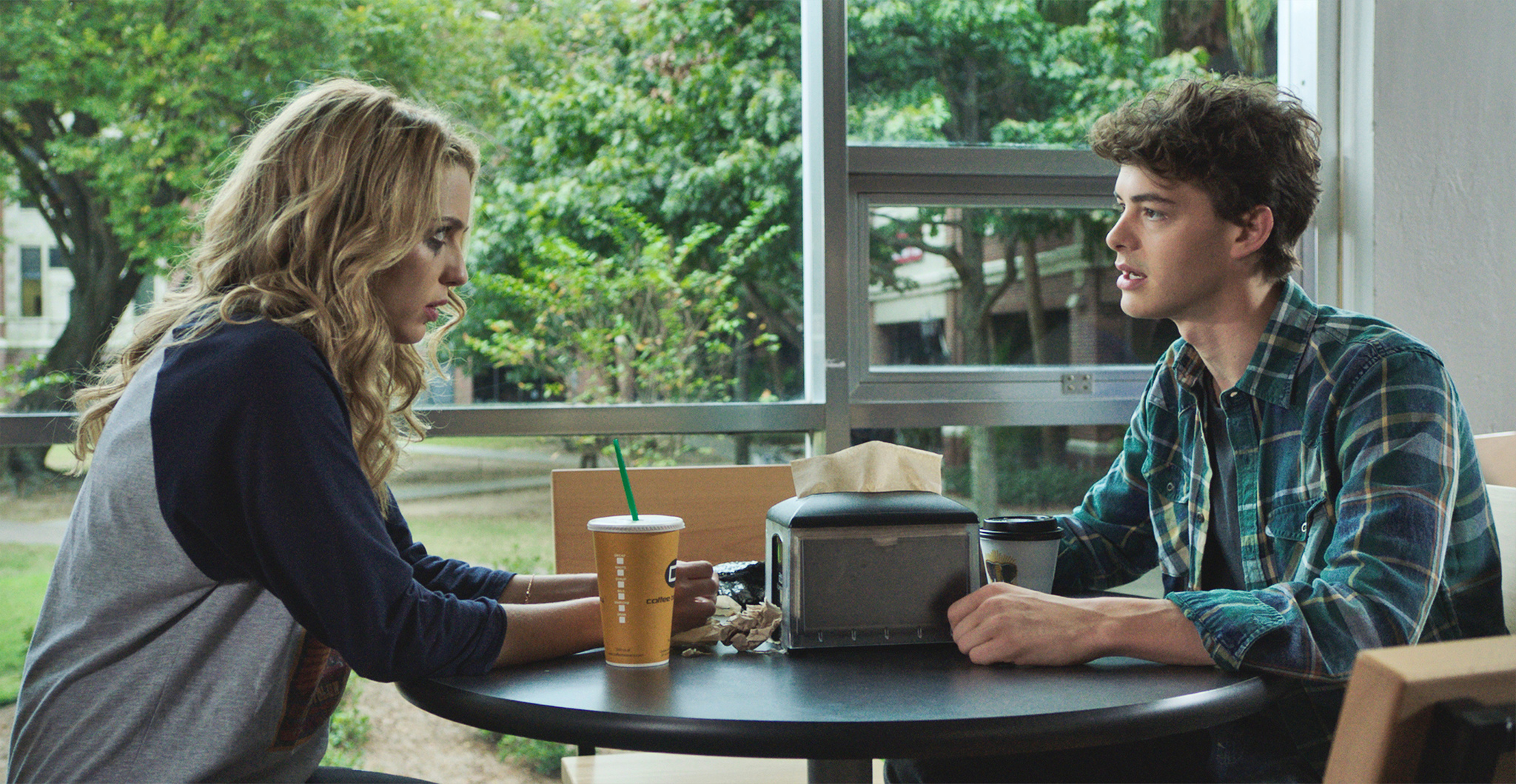 Jessica Rothe and Israel Broussard in Happy Death Day (2017)