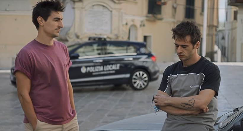 Anton Weil and Vasilis Magouliotis in The Man with the Answers (2021)