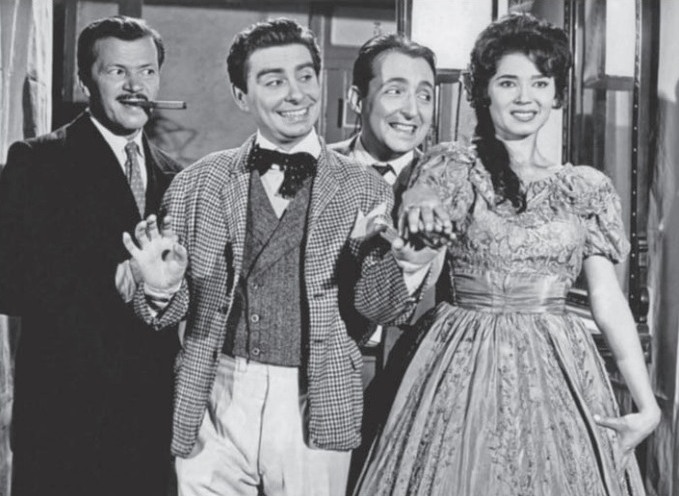 Theresa Amayo, Francisco Dantas, Magalhães Graça, and Vagareza in Eu Sou o Tal (1959)