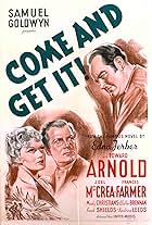 Frances Farmer, Edward Arnold, and Joel McCrea in Come and Get It (1936)