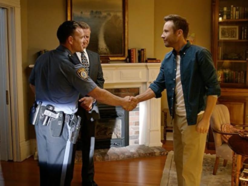 David Rasche, Michael Rosenbaum, and Toby Levins in Impastor (2015)