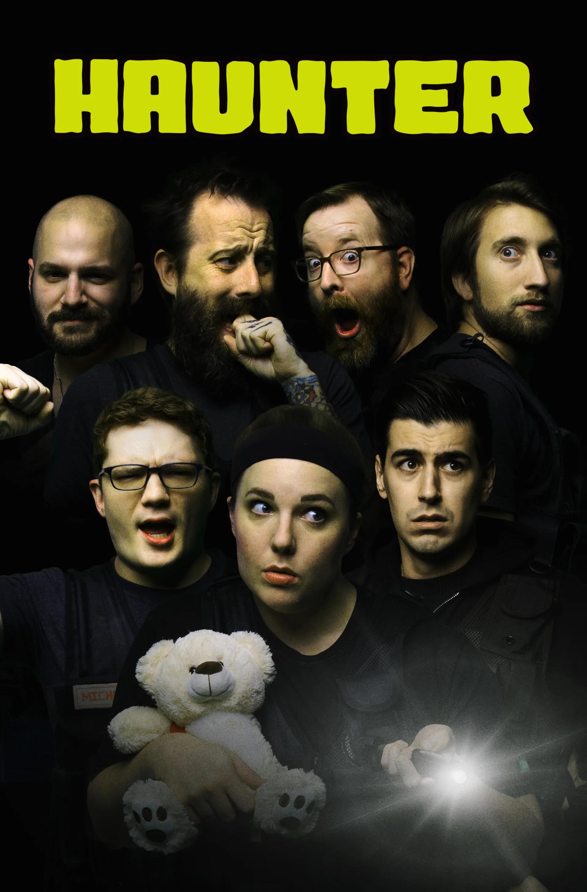 Geoff Ramsey, Gavin Free, Jack Pattillo, Michael Jones, Lindsay Jones, Jeremy Dooley, and Trevor Collins in Haunter (2018)