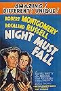 Robert Montgomery and Rosalind Russell in Night Must Fall (1937)