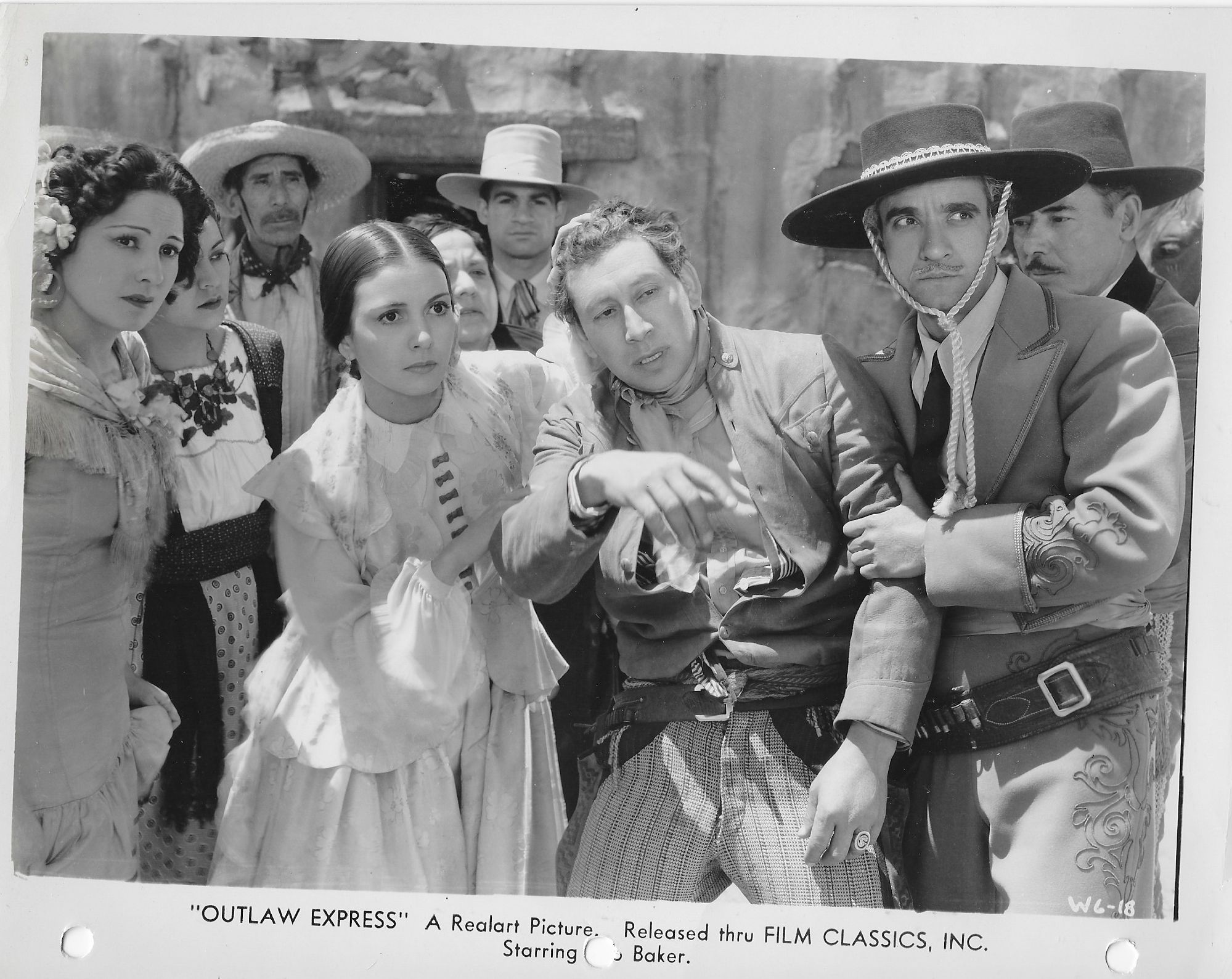 Cecilia Callejo, Nina Campana, Joe Dominguez, and Martin Garralaga in Outlaw Express (1938)