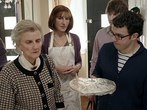 Tamsin Greig, Rosalind Knight, Simon Bird, and Tom Rosenthal in Friday Night Dinner (2011)