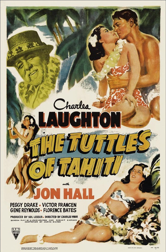 Charles Laughton, Peggy Drake, and Jon Hall in The Tuttles of Tahiti (1942)