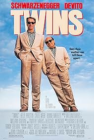 Arnold Schwarzenegger and Danny DeVito in Twins (1988)