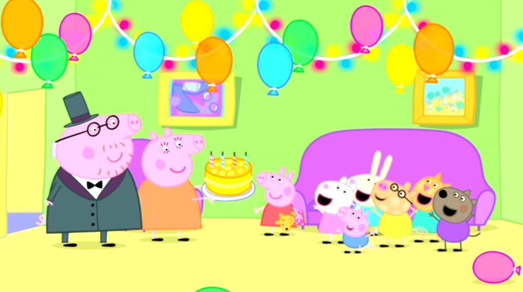 Morwenna Banks, Richard Ridings, Oliver May, Lily Snowden-Fine, Meg Hall, Harrison Oldroyd, George Woolford, Alice May, Daisy Rudd, and Hazel Rudd in Peppa Pig (2004)