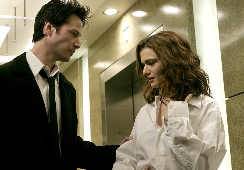 Keanu Reeves and Rachel Weisz in Constantine (2005)