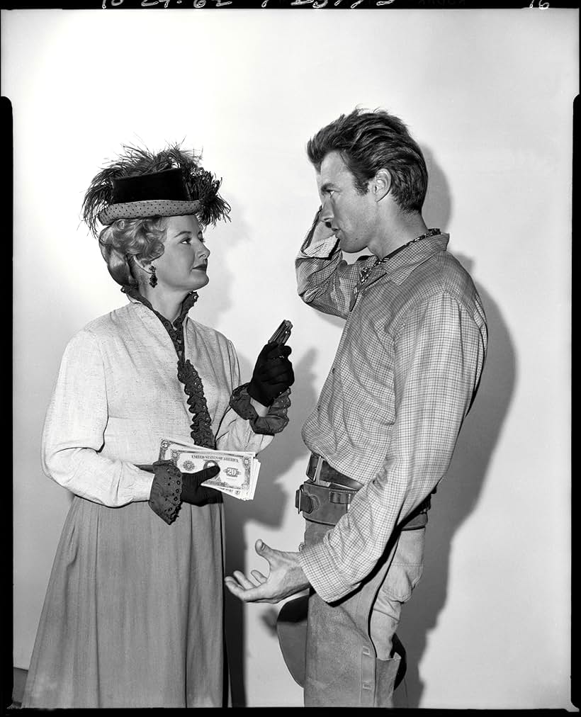 Clint Eastwood and Constance Ford in Rawhide (1959)