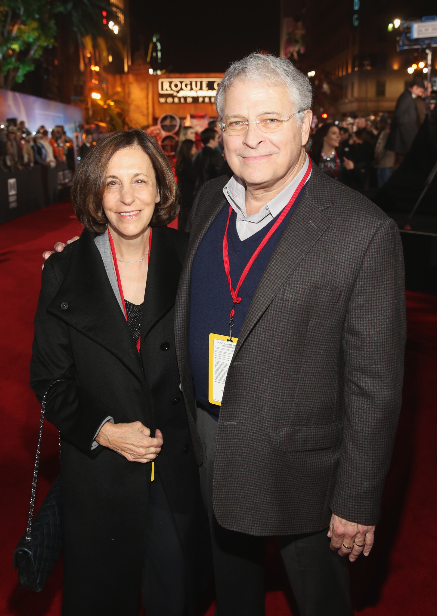 Lawrence Kasdan and Meg Kasdan at an event for Rogue One: A Star Wars Story (2016)