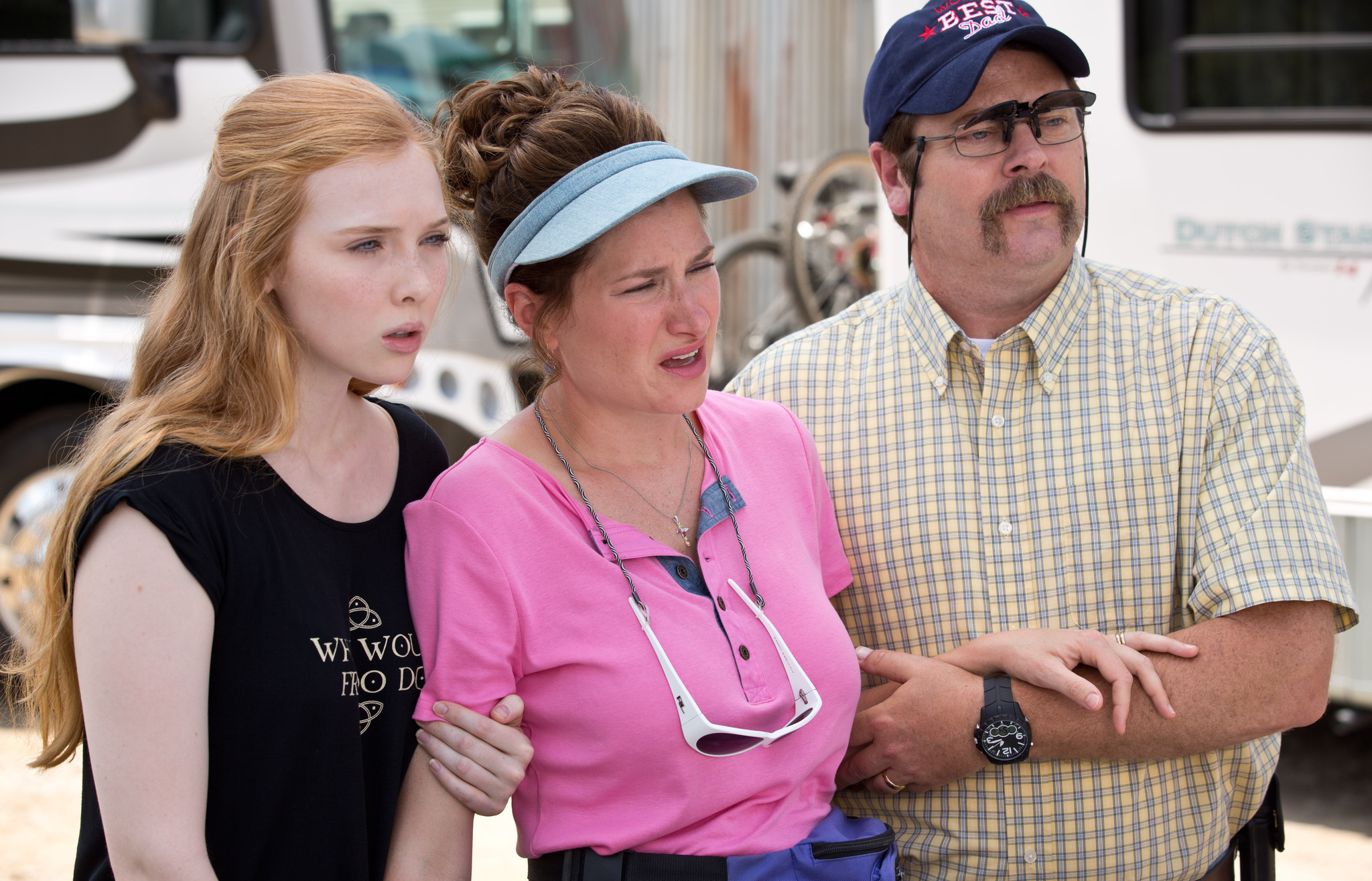 Nick Offerman, Molly C. Quinn, and Kathryn Hahn in We're the Millers (2013)