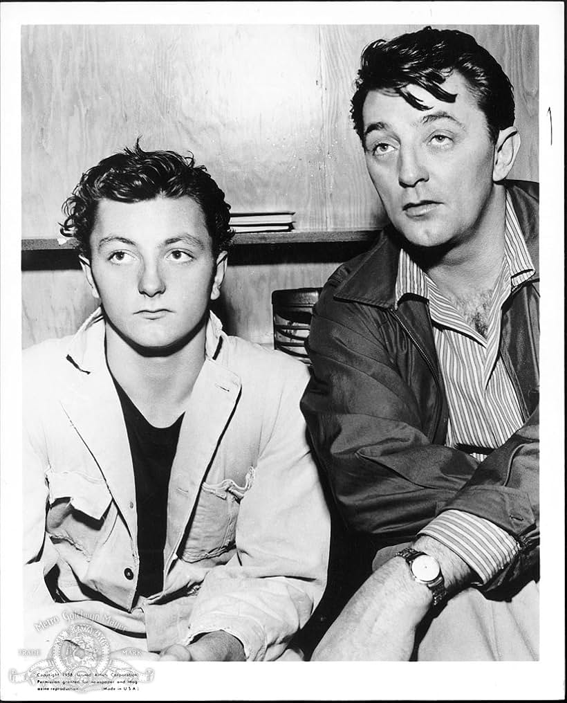 Robert Mitchum and James Mitchum in Thunder Road (1958)