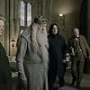 Alan Rickman, Jim Broadbent, Maggie Smith, Michael Gambon, and Daniel Radcliffe in Harry Potter and the Half-Blood Prince (2009)