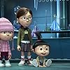 Miranda Cosgrove, Elsie Fisher, and Dana Gaier in Despicable Me (2010)