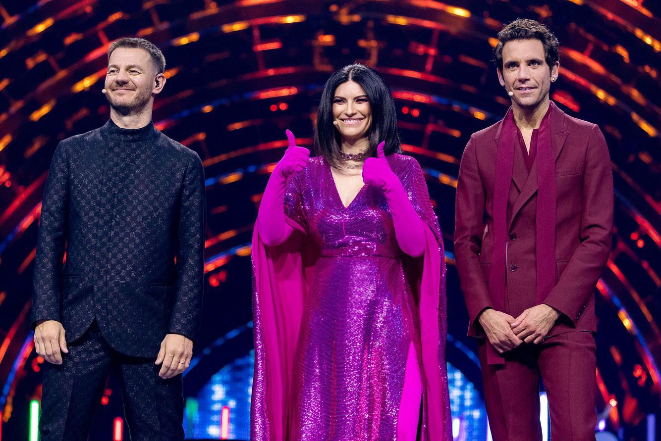 Laura Pausini, Alessandro Cattelan, and Mika in Eurovision Song Contest Turin 2022 (2022)