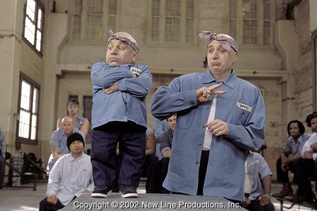 Mike Myers and Verne Troyer in Austin Powers in Goldmember (2002)