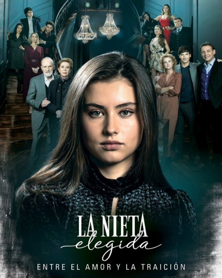 Kepa Amuchastegui, Adriana Arango, Silvia De Dios, Patrick Forster-Delmas, Juan Pablo Gamboa, Consuelo Luzardo, Géraldine Zivic, Francisca Estevez, Carlos Torres, Juliette Pardau, and Stephania Duque in La Nieta Elegida (2021)