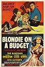 Rita Hayworth, Arthur Lake, Larry Simms, and Penny Singleton in Blondie on a Budget (1940)