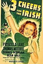 Alan Hale, Priscilla Lane, Thomas Mitchell, and Dennis Morgan in 3 Cheers for the Irish (1940)