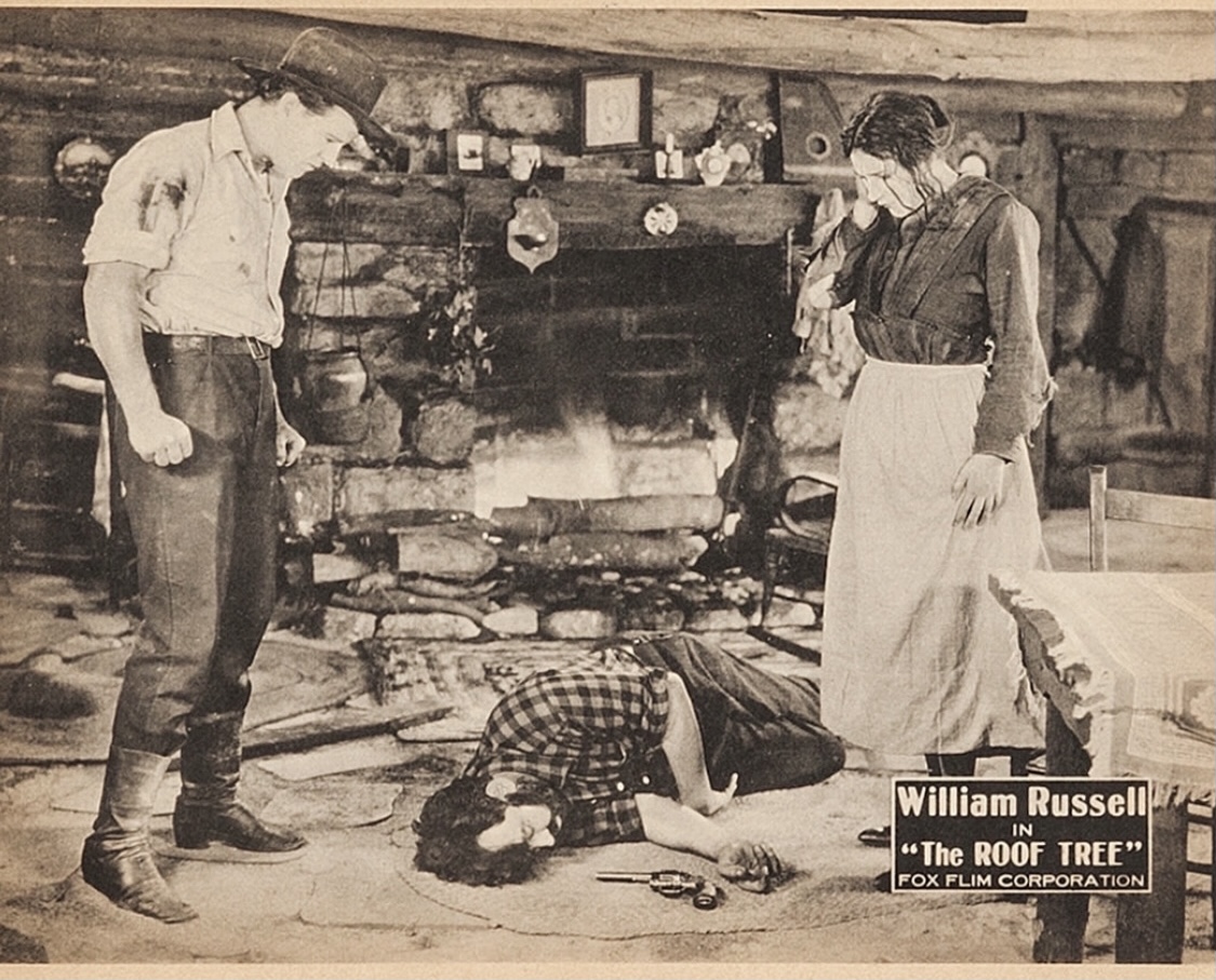 Florence Deshon and William Russell in The Roof Tree (1921)