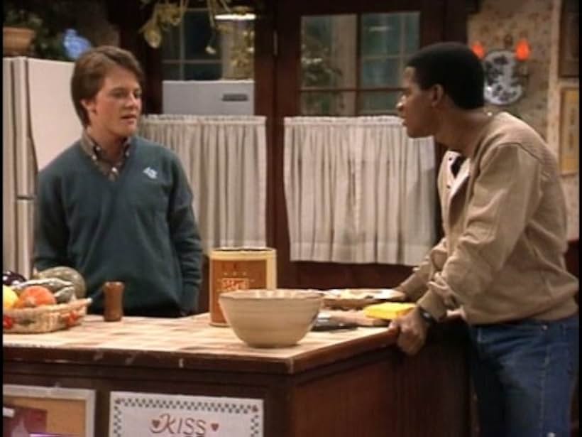 Michael J. Fox and Jeff Joseph in Family Ties (1982)